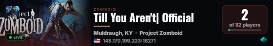 Till You Aren't| Official live status badge