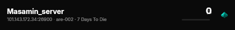 Masamin_server live status badge