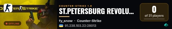 ST.PETERSBURG REVOLUTION live status badge