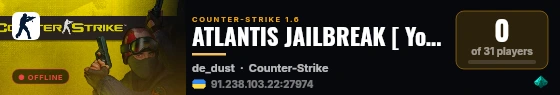 ATLANTIS JAILBREAK [ Yonetim Alimi Vardir ] live status badge