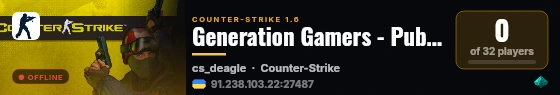 Generation Gamers - Public #Oficial live status badge