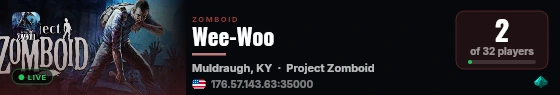 Wee-Woo live status badge