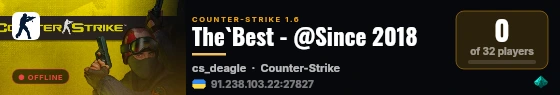 The`Best - @Since 2018 live status badge