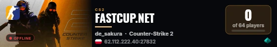 FASTCUP.NET live status badge