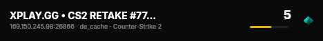 XPLAY.GG • CS2 RETAKE #77 • [NL] live status badge
