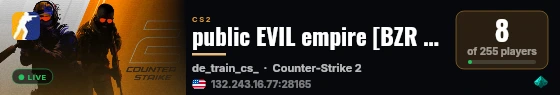public EVIL empire [BZR clan] live status badge