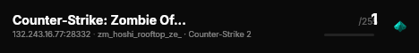 Сounter-Strike: Zombie Offensive live status badge