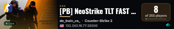 [PB] NeoStrike TLT FAST DROP CASE | LIKES CS live status badge