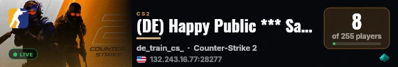 (DE) Happy Public *** Sad Humans live status badge