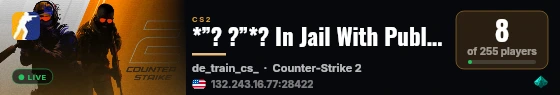 *”? ?”*? In Jail With Public ? SSD > live status badge