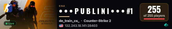 [P]UBLIC | 16+ [PRIME !skin !GL !LIKES] live status badge
