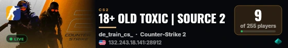 Global Crysis live status badge