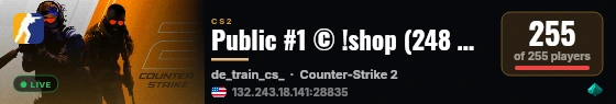pGaming.com | Escape #2 | !knife !skin !store | 128T SEA. live status badge