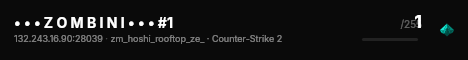 • • • Z O M B I N I • • • #1 live status badge