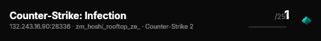 Сounter-Strike: Infection live status badge