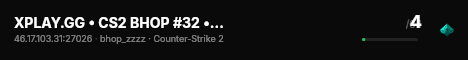 XPLAY.GG • CS2 BHOP #32 • [NL] live status badge