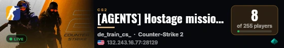 [AGENTS] Hostage mission 18+ 24/7 live status badge