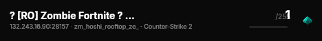 ? [RO] Zombie Fortnite ? RANDOM MAP VIP ? NIGHTMARE CASE ? live status badge