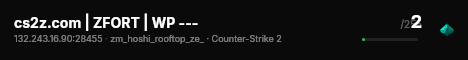 cs2z.com | ZFORT | WP --- live status badge
