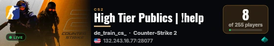 Нigh Tier Publics | !help live status badge