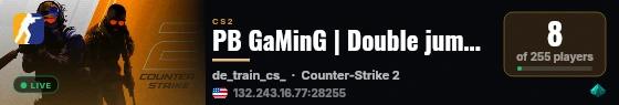 PB GaMinG | Double jump + Speed live status badge