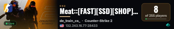 Meat::[FAST][SSD][SHOP]::24/7 live status badge