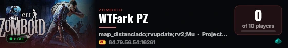 WTFark PZ live status badge