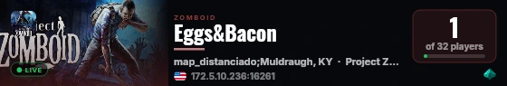Eggs&Bacon live status badge