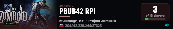 PBUB42 RP! live status badge