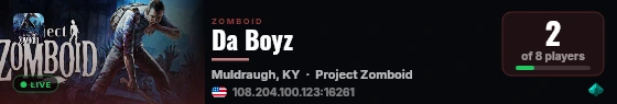 Da Boyz live status badge