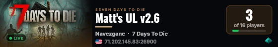 Matt's UL v2.6 live status badge
