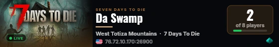 Da Swamp live status badge