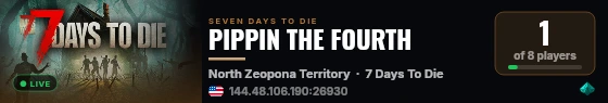 PIPPIN THE FOURTH live status badge