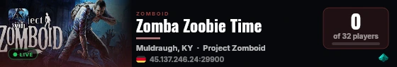 Zomba Zoobie Time live status badge