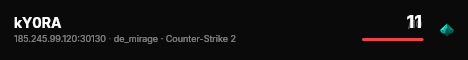 kY0RA live status badge