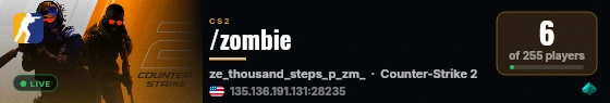 /zombie live status badge