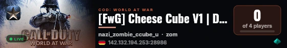 [FwG] Cheese Cube V1 | Discord: fwgclan.eu |EU| live status badge