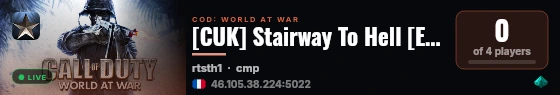 [CUK] Stairway To Hell [EU] | FastDL Bozos live status badge