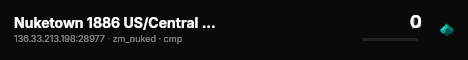 Nuketown 1886 US/Central 24/7 live status badge