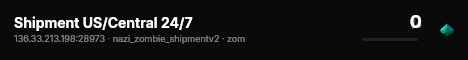 Shipment US/Central 24/7 live status badge
