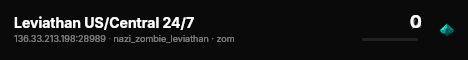 Leviathan US/Central 24/7 live status badge