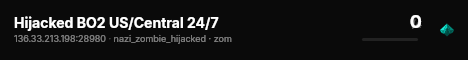 Hijacked BO2 US/Central 24/7 live status badge