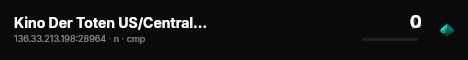 Kino Der Toten US/Central 24/7 live status badge