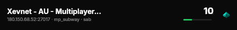 Xevnet - AU - Multiplayer - https://xevnet.au live status badge