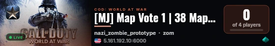 [MJ] Map Vote 1 | 38 Maps | FastDL | Rank & More | live status badge