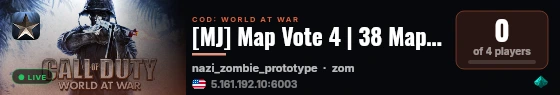 [MJ] Map Vote 4 | 38 Maps | FastDL | Rank & More | live status badge