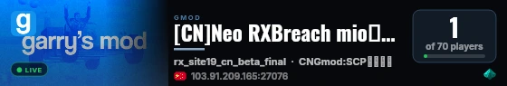 [CN]Neo RXBreach mio服①服(附属)|Q群:491888598 live status badge