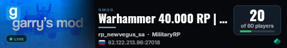 Warhammer 40.000 RP | Rise Pact | Ивентовый #2 live status badge