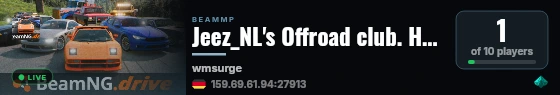 Jeez_NL's Offroad club. How far can you get without repairs? (Baja, 4x4s, crawlers, buggies, rally) live status badge