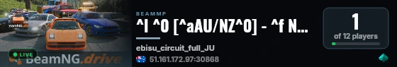 ^l ^0 [^aAU/NZ^0] - ^f No Tic Pay Up  ^0 - ^fAussie Drift live status badge